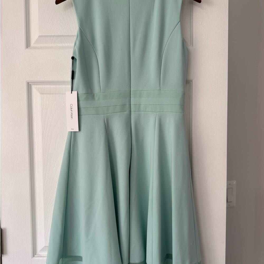 Calvin Klein Light Blue Midi Dress - Picture 10 of 12